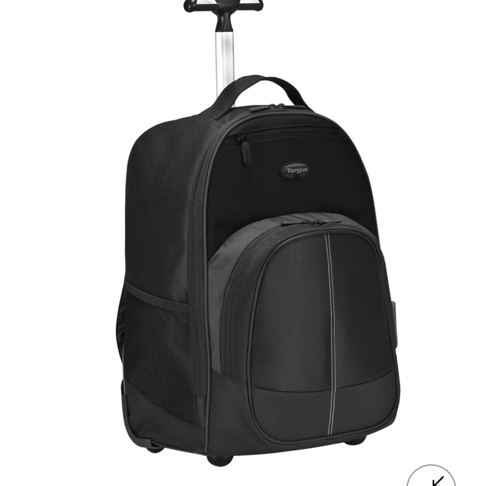 Targus Black Compact Rolling Backpack - image 1